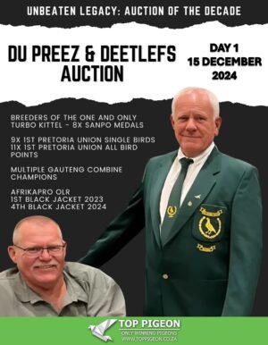 ACTIVE AUCTION - DU PREEZ & DEETLEFS DAY 1 - 15 DECEMBER (ENDING FROM 13:00)