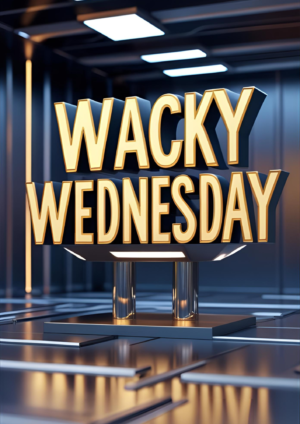 ACTIVE AUCTION - WACKY WEDNESDAY - FROM 01 AUGUST TO WEDNESDAY 3 AUGUST 2025 (ENDING FROM 20:00)