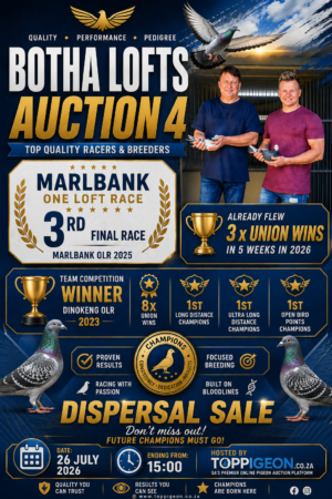 UPCOMING AUCTION - BOTHA LOFTS AUCTION 4 - FROM 24 JULY TO SUNDAY 26 JULY 2026 (ENDING FROM 15:00)